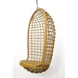 Fauteuil cocon à suspendre des années 60-70