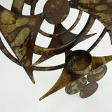 Henrik horst denmark wall candle holder iron brutalistic style