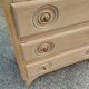 Vintage commode with tapered legs.