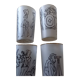 6 verres illustrés par cabu