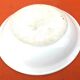 1900s Deep plate White porcelain with floral decoration
