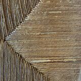 2 mulched armchairs in turned wood