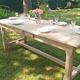 Renovated solid oak farmhouse table