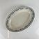 Oval ironstone plate model "Laurels" by Moulins des Loups - Hamage, 1900