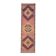 1970s Vintage Turkish Oushak Handmade Wool Cotton Pink Runner Rug 90x317