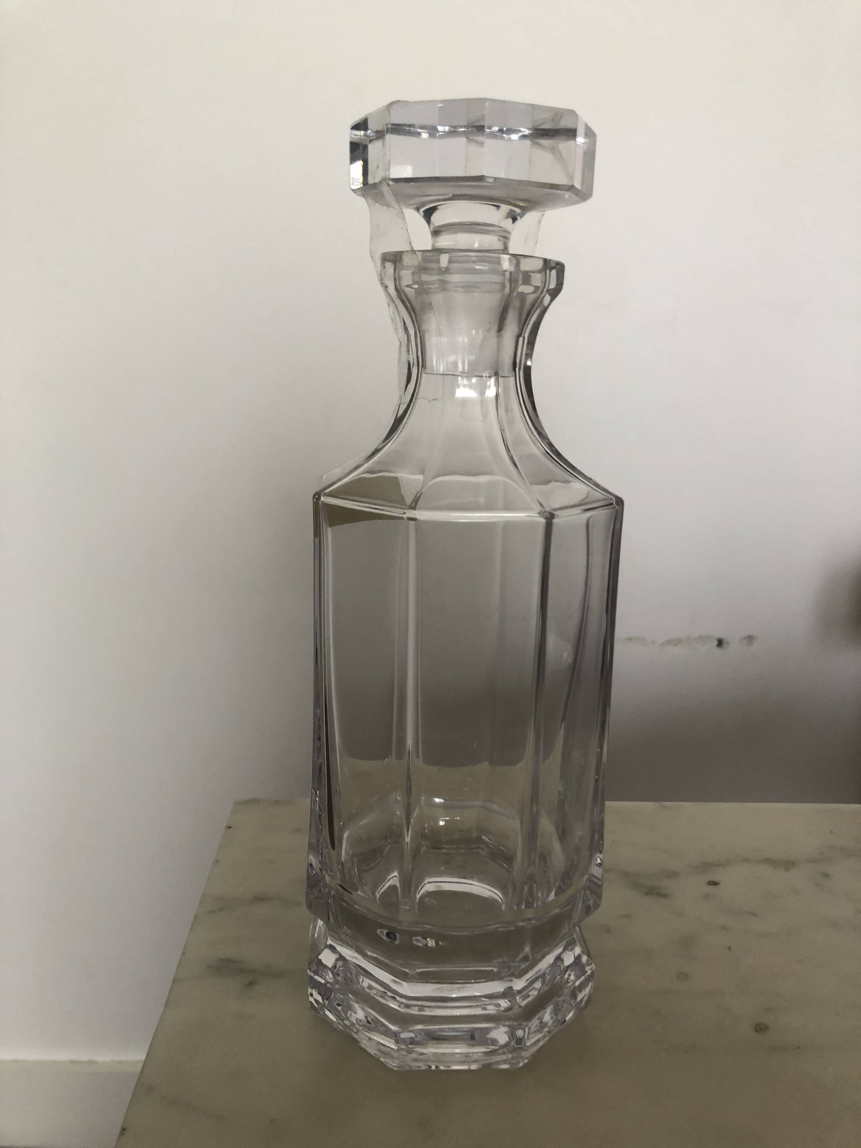 Baccarat crystal carafe