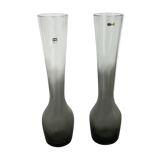 Set of 2 turmalin vases by Wilhelm Wagenfeld for WMF, Germany 1960s