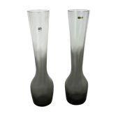 Set of 2 turmalin vases by Wilhelm Wagenfeld for WMF, Germany 1960s