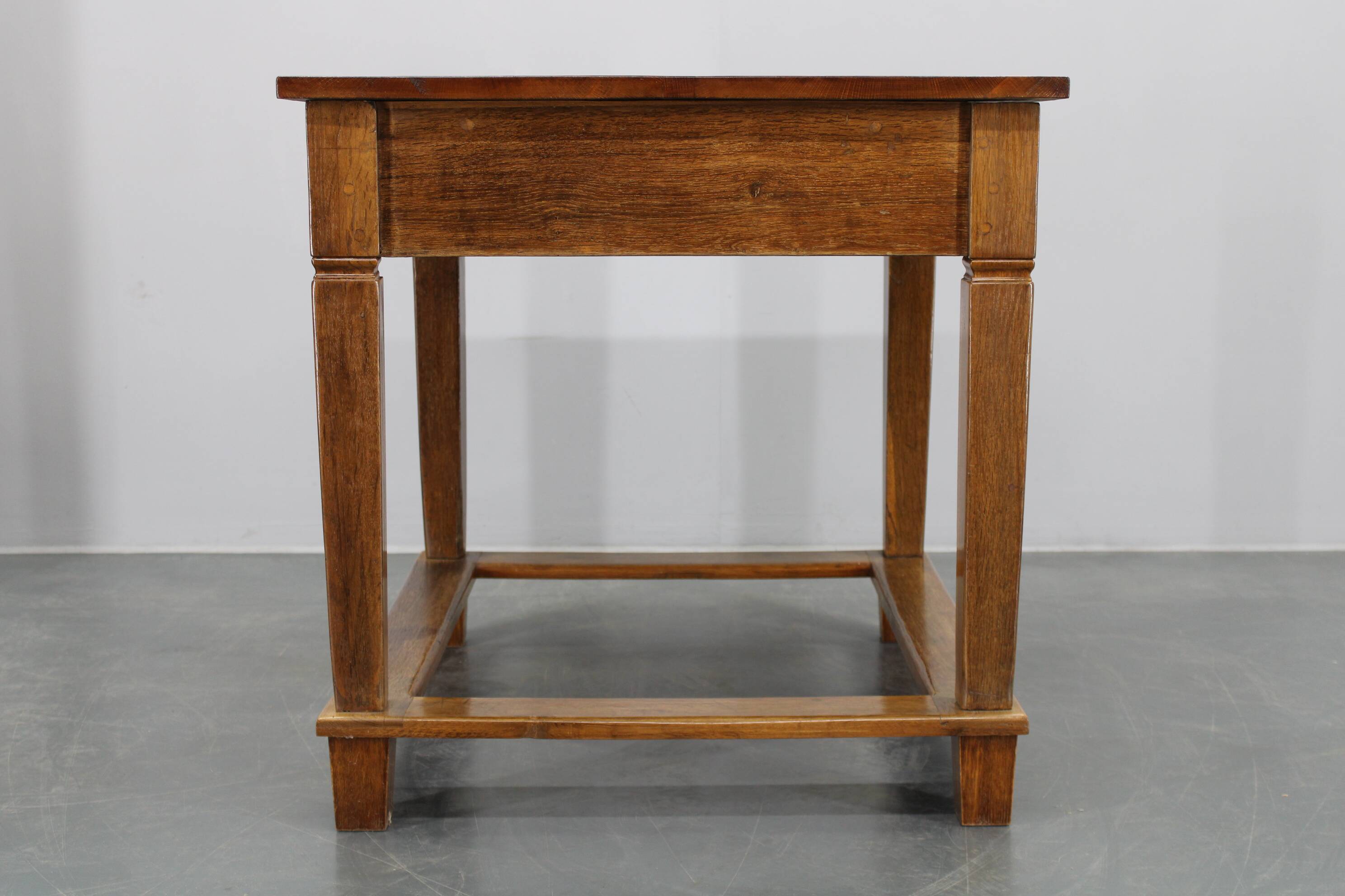 1930s Restored Antique Oak Table, Czechoslovakia