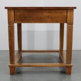 1930s Restored Antique Oak Table, Czechoslovakia
