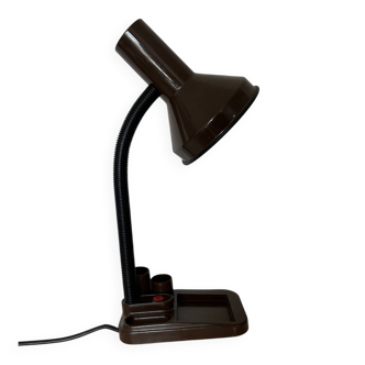 Lampe bureau vintage rétro couleur chocolat