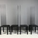 Vintage high back dining chairs, 1980s