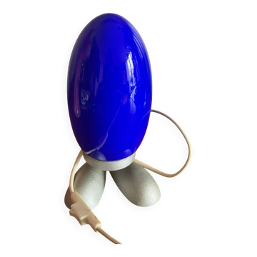 Lampe œuf sur pied vintage