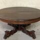 Immense Table A Allonges Style Renaissance En Noyer Massif ( 504 Cm )