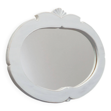 Miroir danois en pin, années 1960