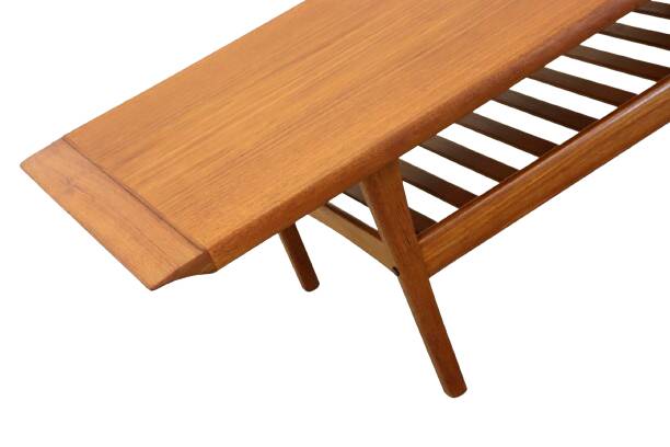Mid Century teak Salontafel 'Bassen'