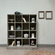 Large distressed wooden locker cabinet (renovated)