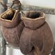 Ancienne paire de gants de boxe en cuir