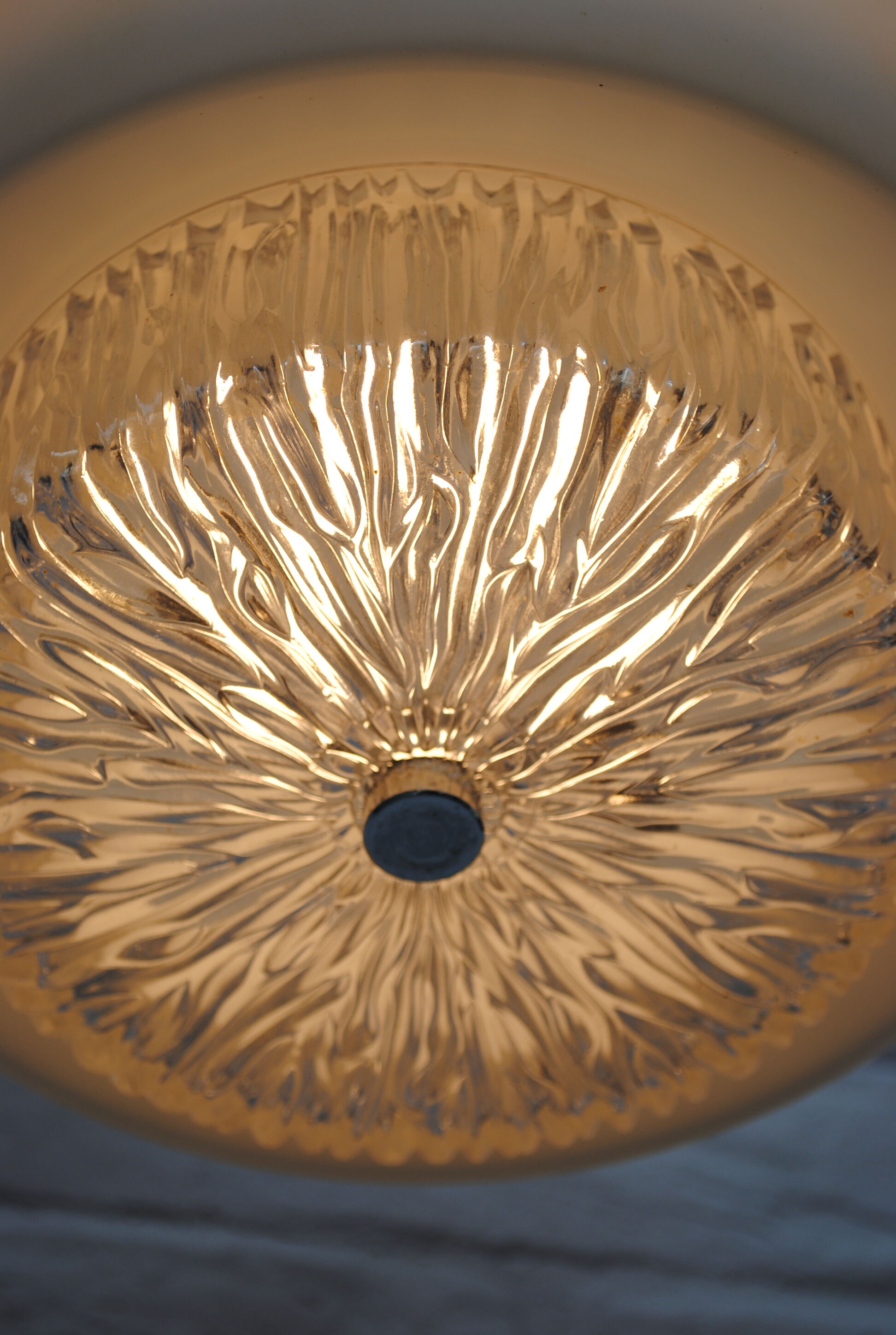 Vintage glass suspension