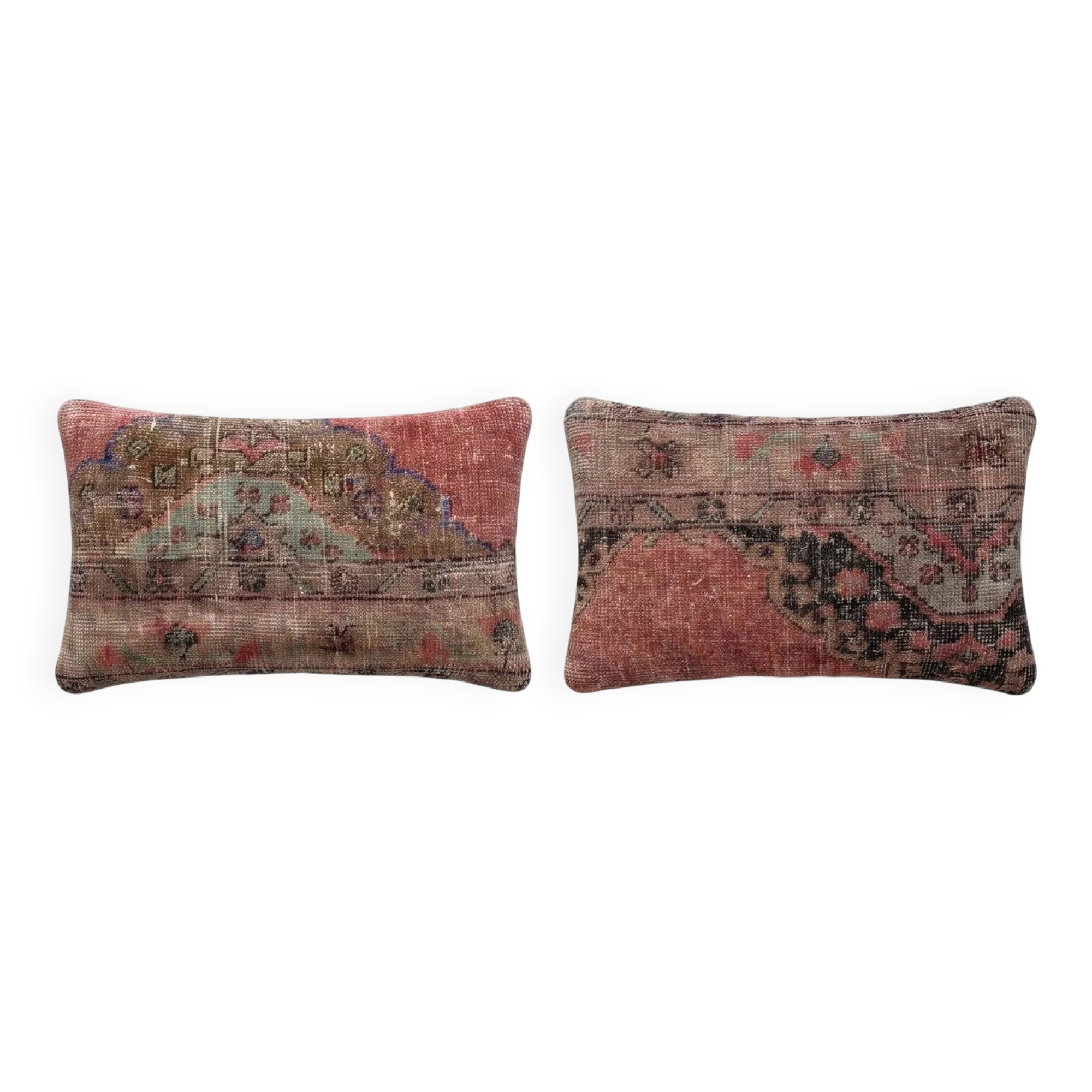 Set of 2 vintage Turkish cushion covers 41x61 cm