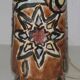 Lamp or night light in painted ceramic 60's