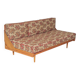 Folding sofa bed Canapé banquette Interier Praha 1960 floral pattern fabric