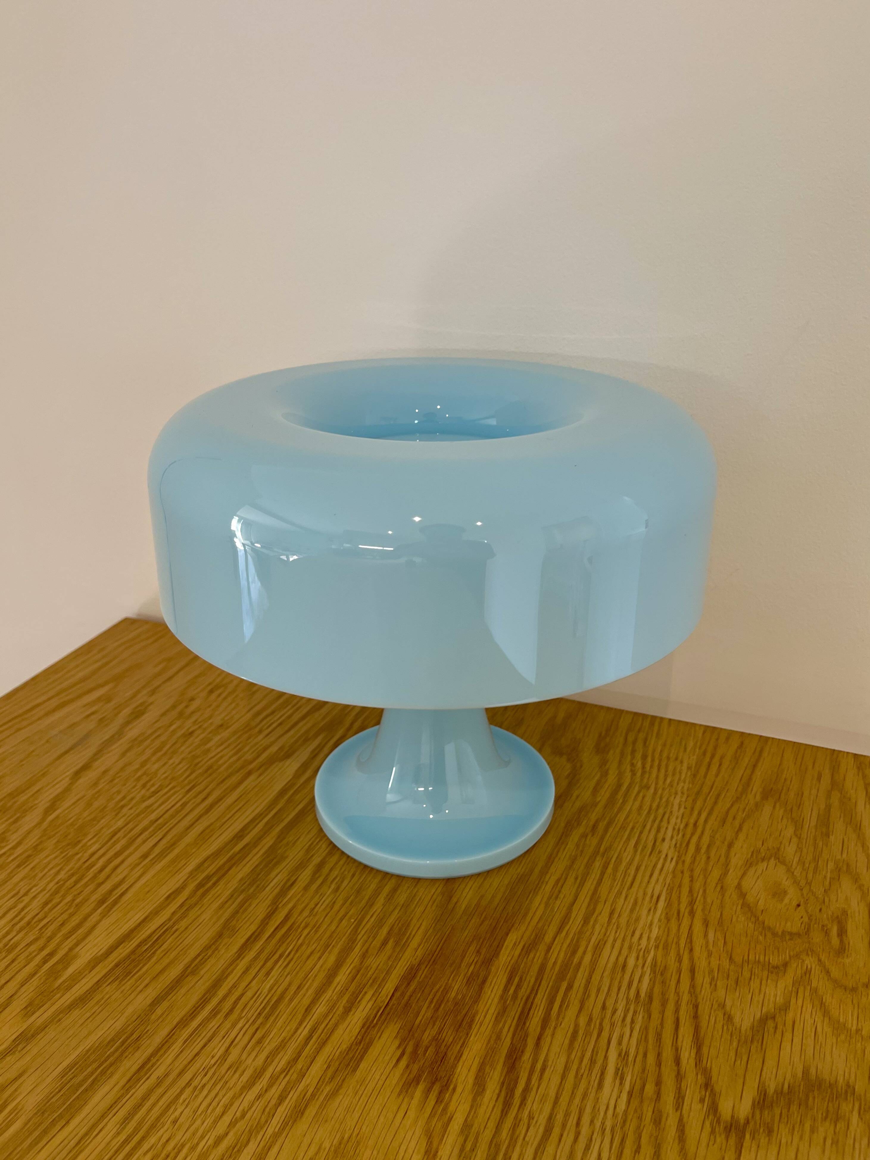 Vintage 70s Lamp - Blue - One size