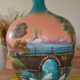 Impressive and rare dame-jeanne.