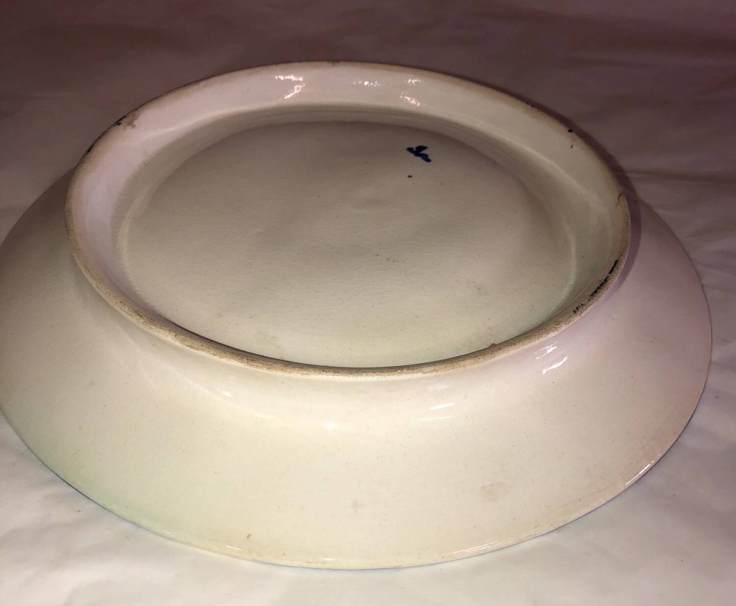 Asparagus plate barbotine Wasmuel