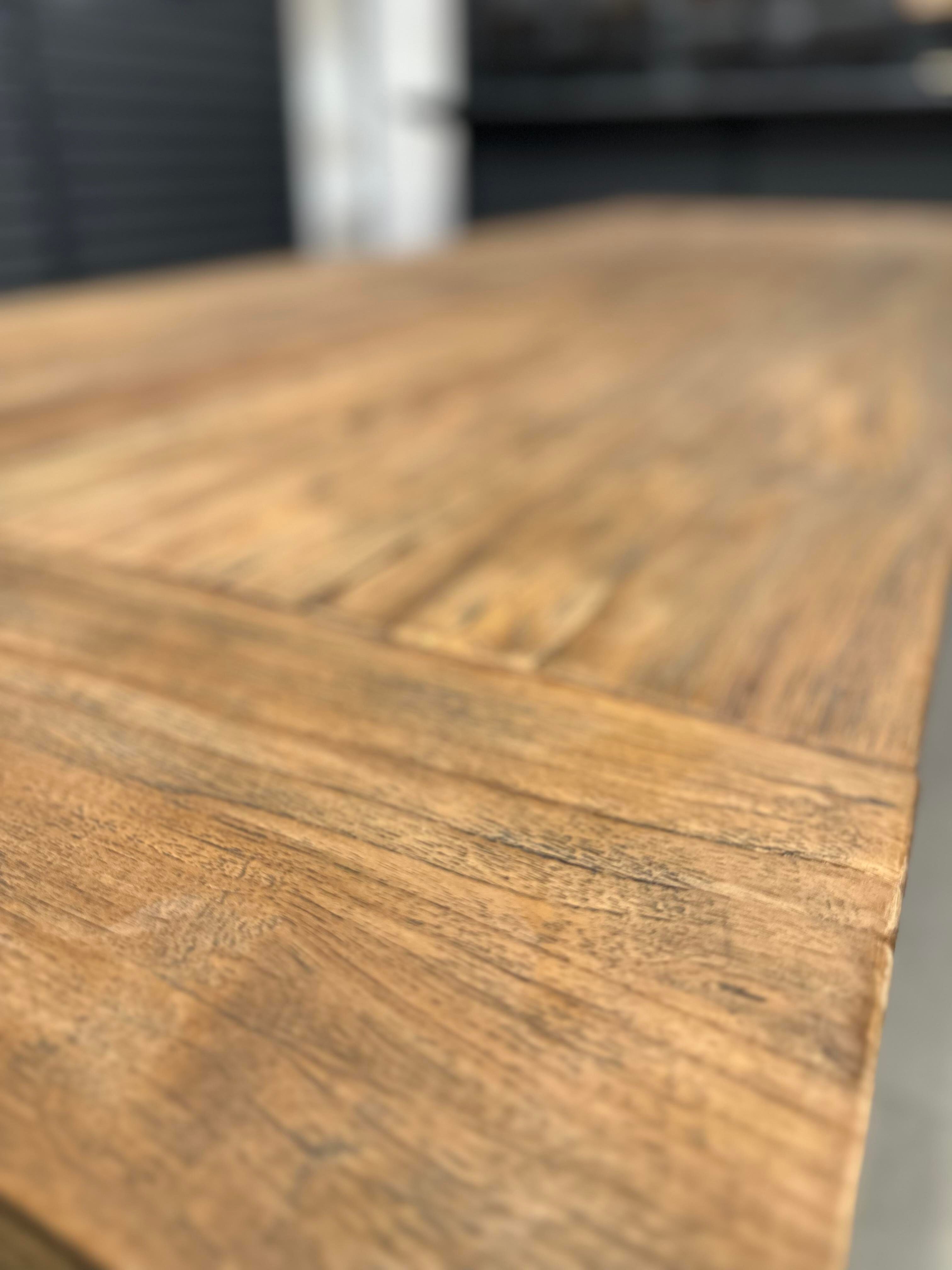 Solid chene table 300 x 100 cm