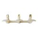 Wall coat rack with 3 hooks, 70s