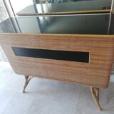 Rattan and formica bar, 60s
