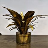 Maison jansen flower table lamp, 1970s