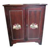 Credenza con decorazioni dipinte a mano, anni '50