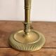 Antique Column Torchère Lamp Brass Chiseled Louis XVI Style