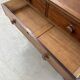 Large Victorian English mahogany chest of drawers (renovated)