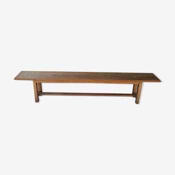 Banc rustique en hêtre 210 cm