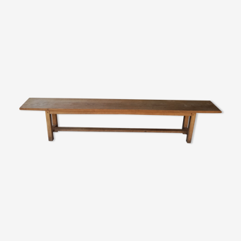 Rustic beech bench 210 cm