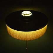 Vintage model G - 110 silk fringe floor lamp by Hans-Agne Jakobsson brass
