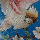 Exotic bird plate late 19th century - B & Cie Creil & Montereau