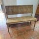 Banquette bistrot en bois , 120cms de long