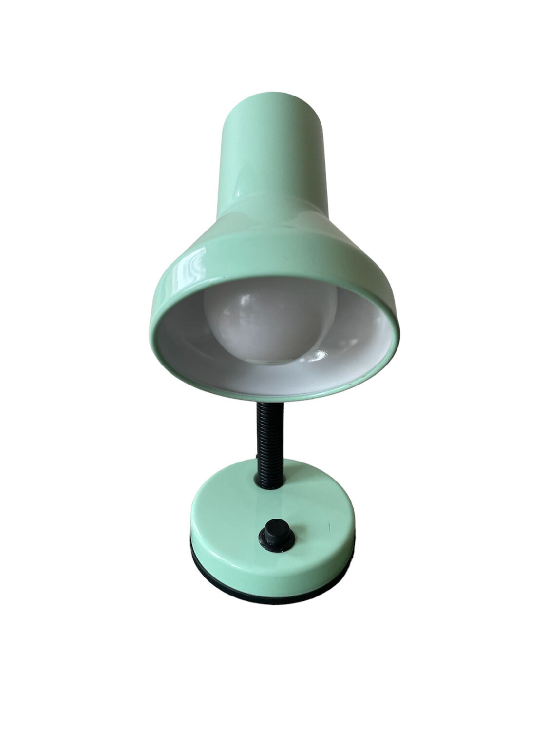 Vintage celadon color desk lamp 90s