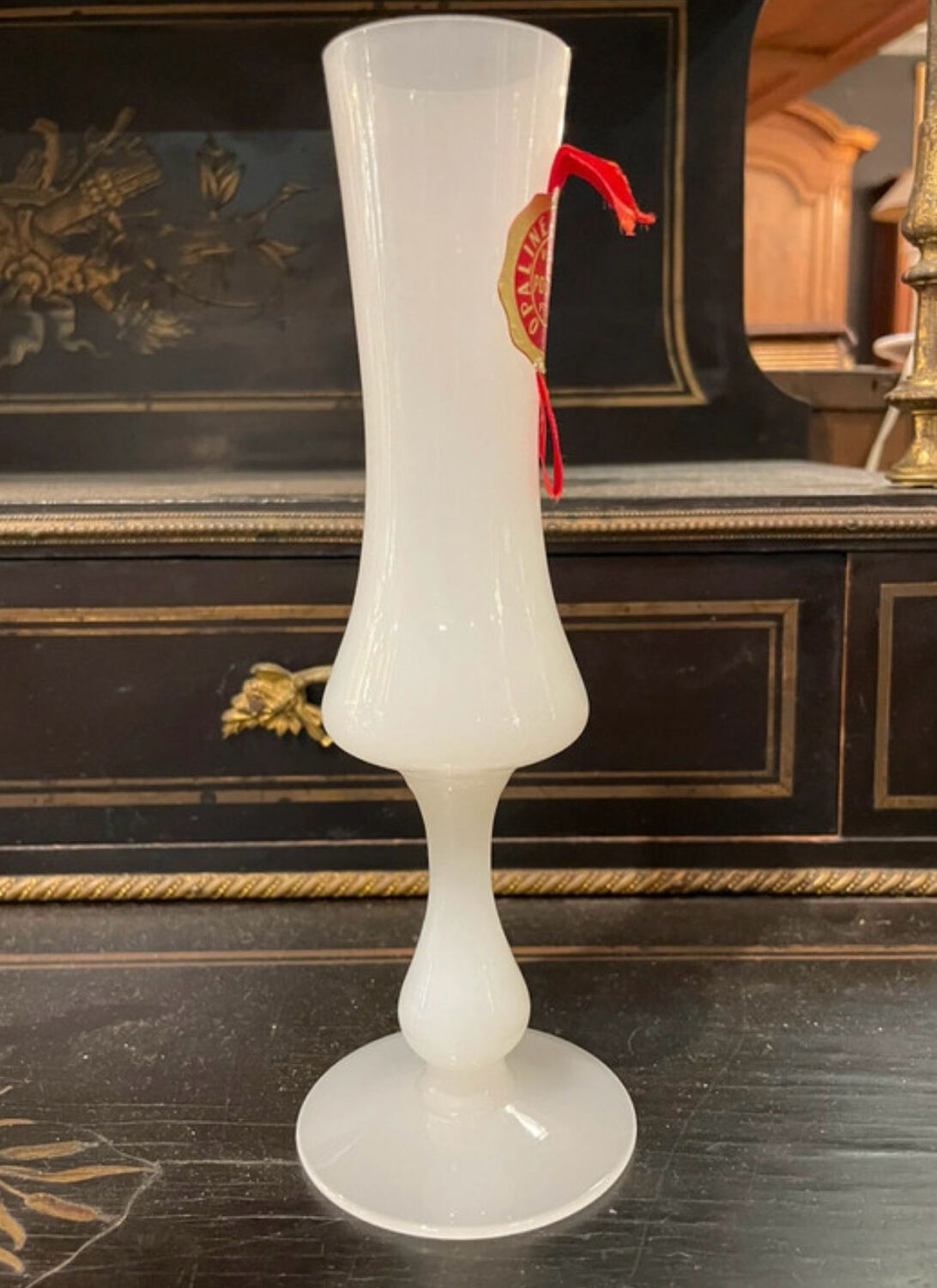 Opaline vase from Lorraine