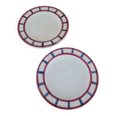 Two very small Béarn HBCM plates.