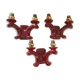 Series of 3 appliques of the 1950s