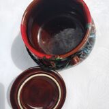 Vallauris pot with ceramic lid