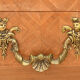 Dresser in rosewood marquetry
