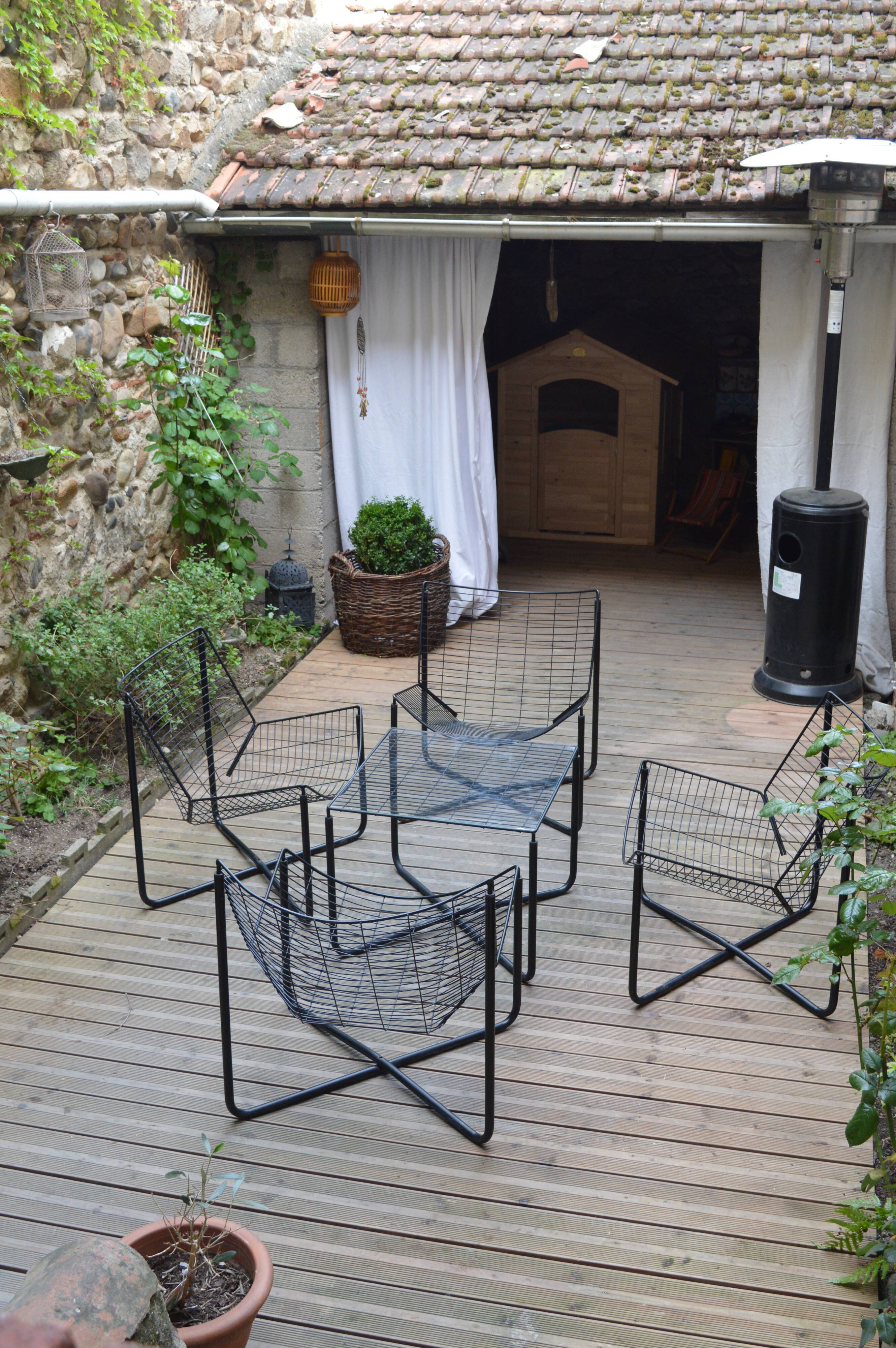 Table and four chairs Jarpen by Niels Gammelgaard