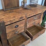 Old wooden workbench