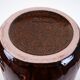 Brown ceramic vase, German design, 1960s, made in West Germany